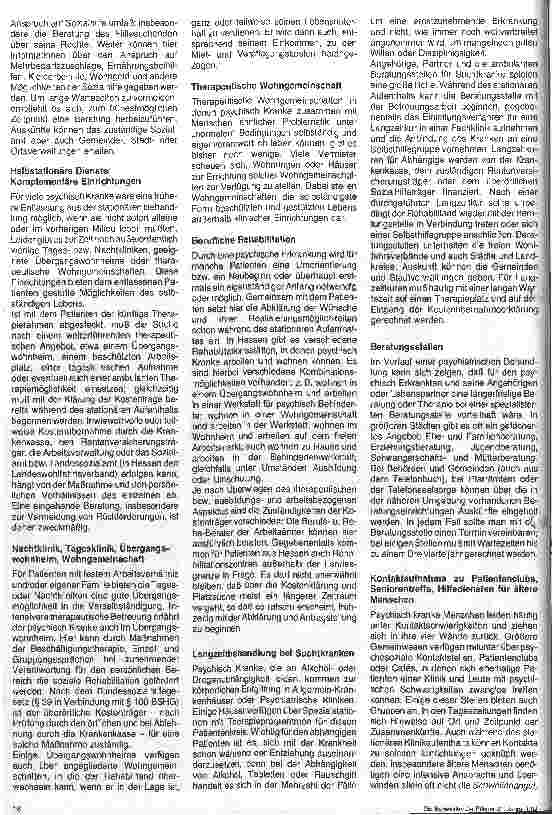 Vorschauseite 2: Sozialarbeit in der gemeindenahen Psychiatrie Zum Umgang mit psychischen Krankenen - 7. Folge
