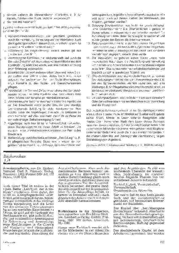 Vorschauseite 2: Sozialpädagogen im Altenund Pflegeheim (II) Leserbrief