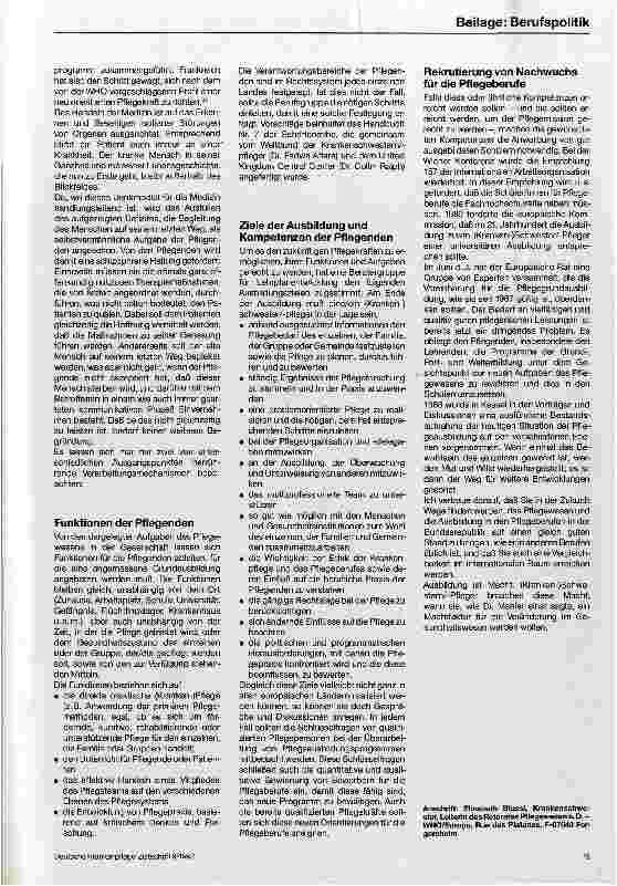 Vorschauseite 4: Anforderungen an die Lehrerqualifikation in den Pflegeberufen