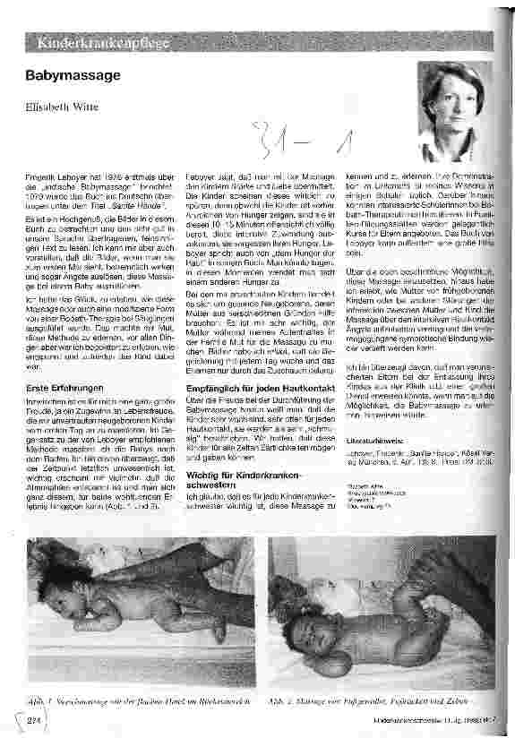 Vorschauseite 1: Babymassage