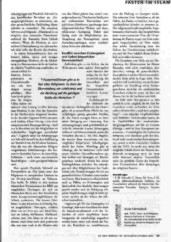 Vorschauseite 2: Fasten im Islam