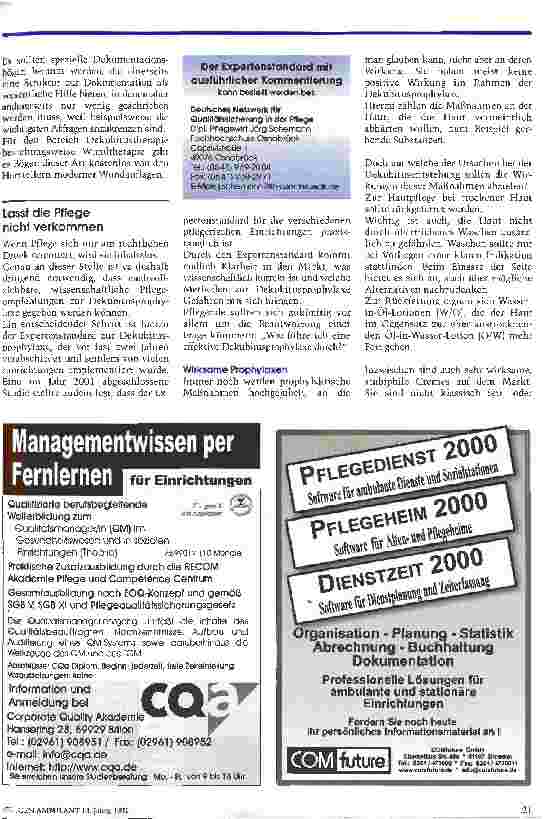Vorschauseite 2: Vom rechtlichen und physikalischen Druck in der Pflege