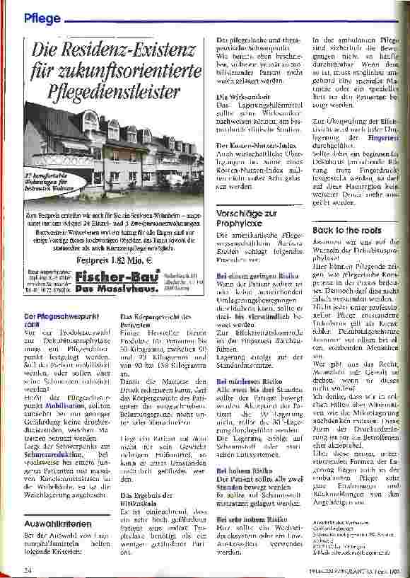 Vorschauseite 5: Vom rechtlichen und physikalischen Druck in der Pflege