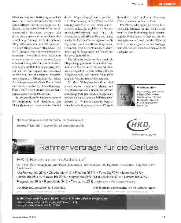 Vorschauseite 3: Senioren leben selbstbestimmt in einer Gemeinschaft