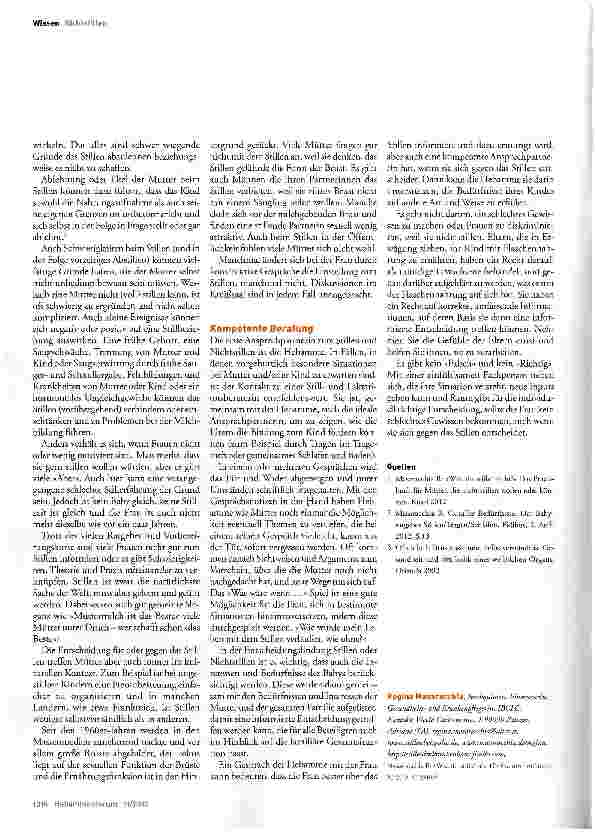 Vorschauseite 3: »Wie, du stillst nicht? «