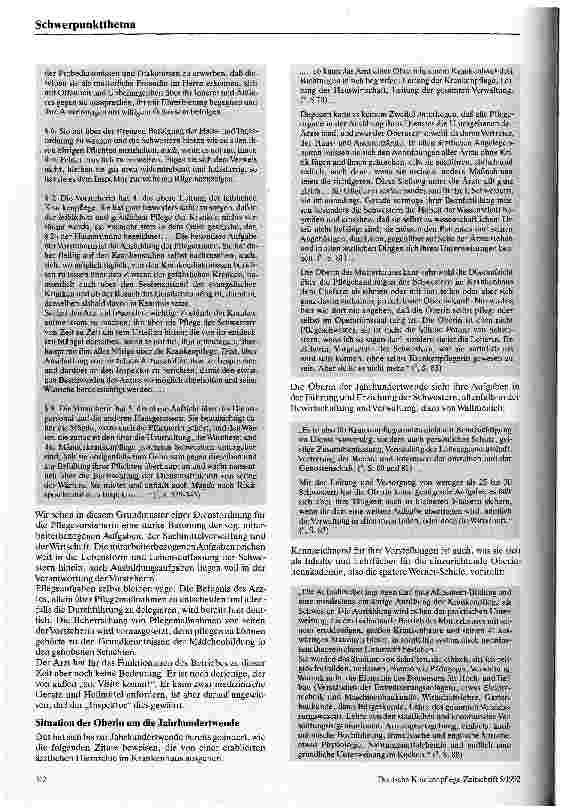 Vorschauseite 3: Von der Oberin zur Pflegedienstleitung