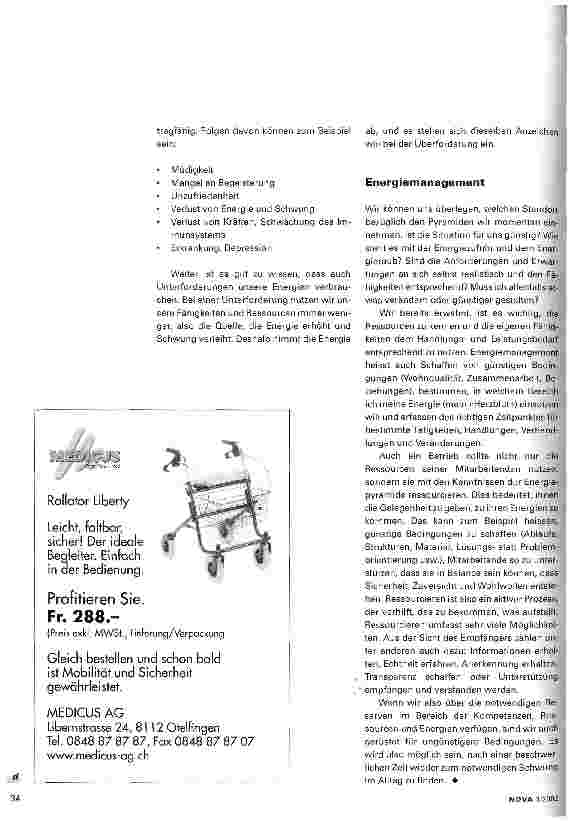 Vorschauseite 4: Was gibt mir Schwung?