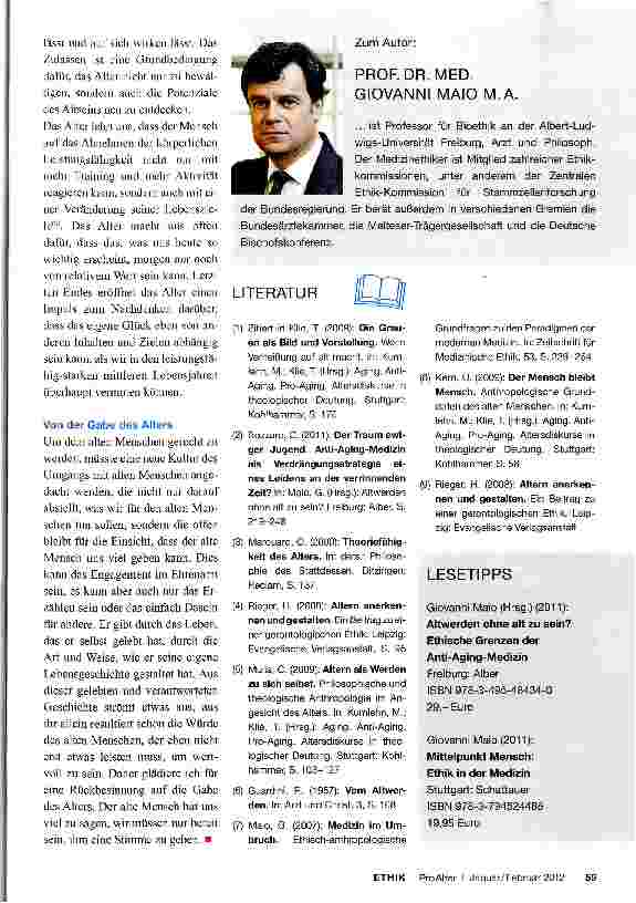 Vorschauseite 4: Vom eigenen Wert des Alters -jenseits des Fitnessimperativs