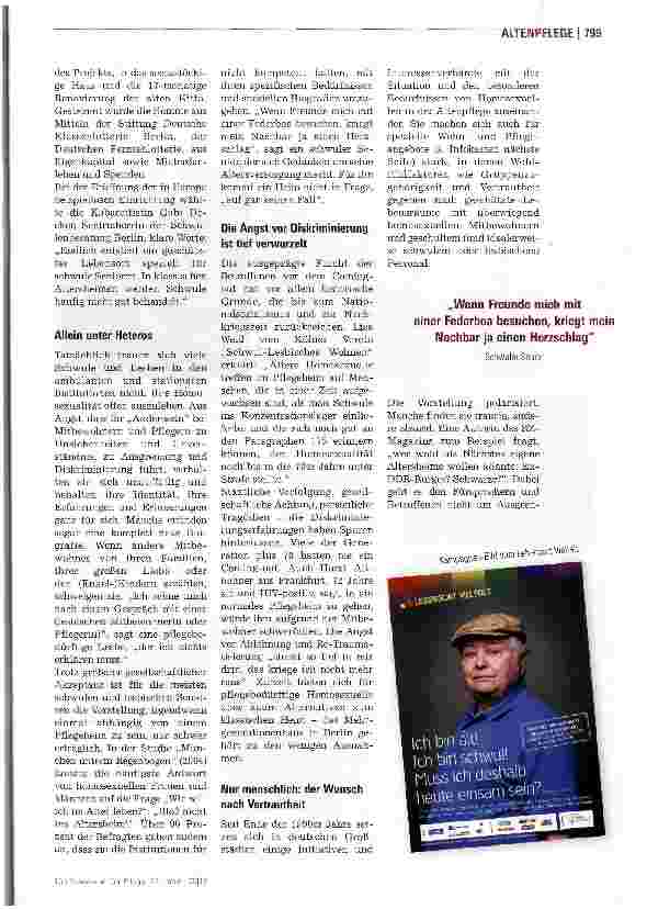 Vorschauseite 2: Lebensabend unter Gleichgesinnten