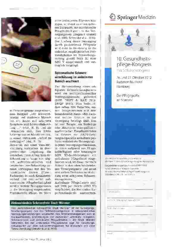 Vorschauseite 2: Schmerzmanagement: Tumorpatienten besser betreuen