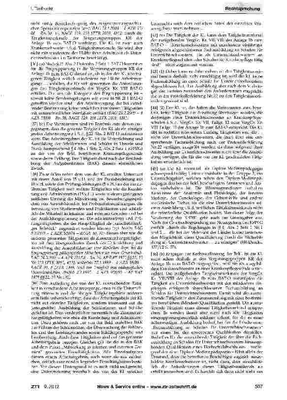 Vorschauseite 4: Eingruppierung einer Diplom-Medizinpädagogin