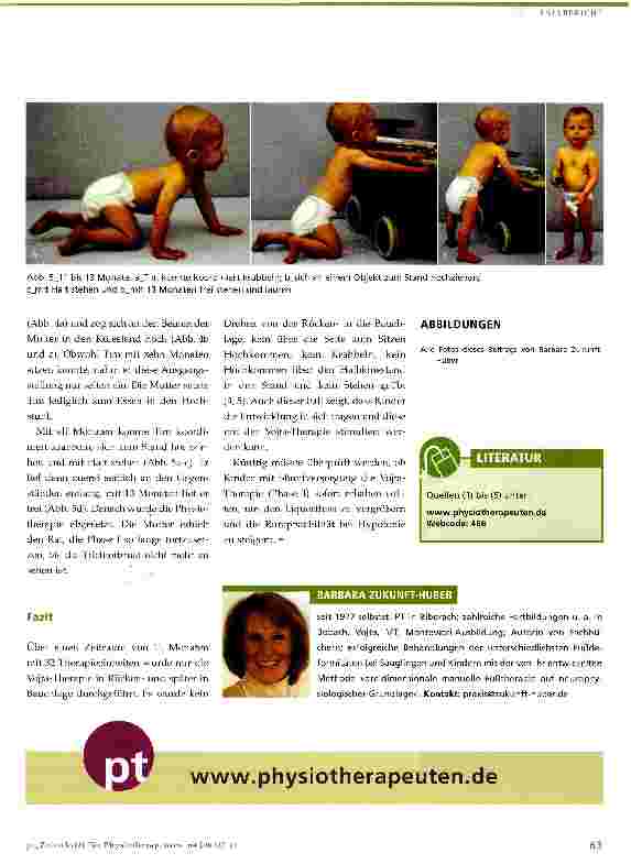 Vorschauseite 4: Physiotherapie bei neurologisch bedingten Bewegungsstörungen im Säuglingsalter
