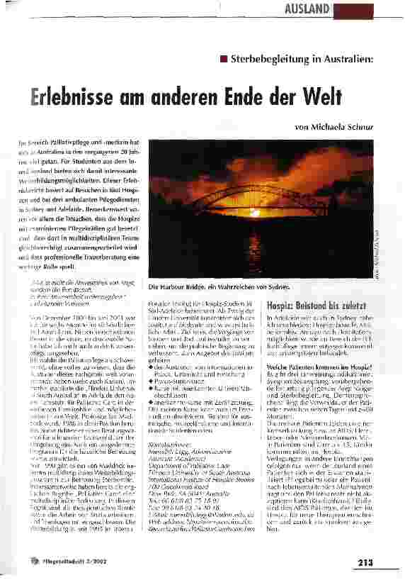 Vorschauseite 1: Erlebnisse am anderen Ende der Welt