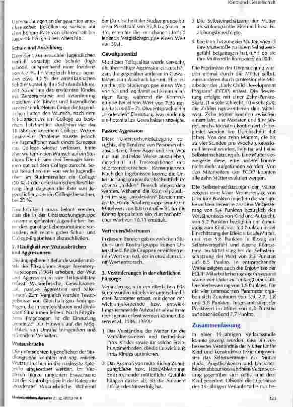 Vorschauseite 5: Primäre Prävention auf dem Gebiet der seelischen Gesundheit