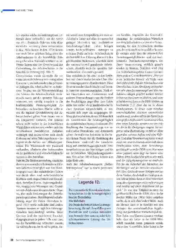 Vorschauseite 3: Vorzüge und Bürokratie im Wechselspiel