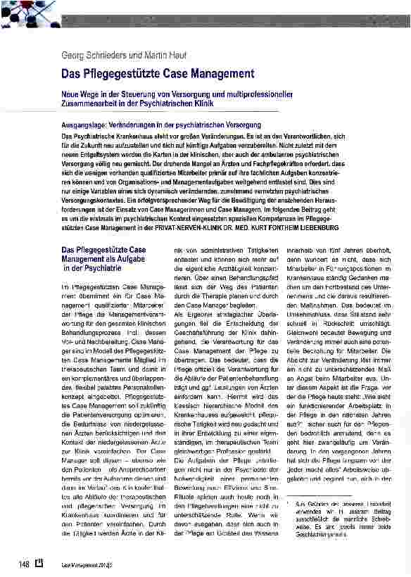 Vorschauseite 1: Das Pflegegestützte Gase Management