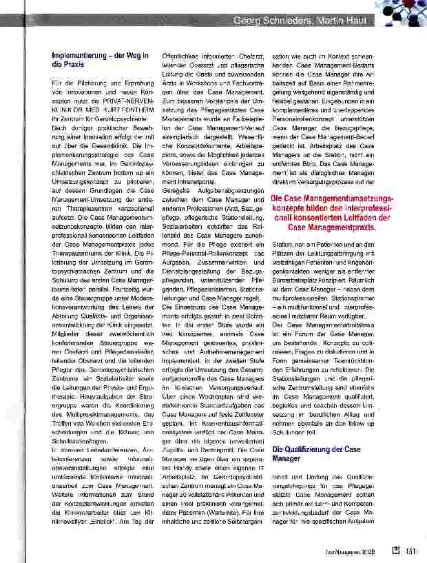 Vorschauseite 4: Das Pflegegestützte Gase Management