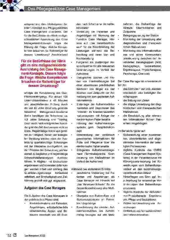 Vorschauseite 5: Das Pflegegestützte Gase Management
