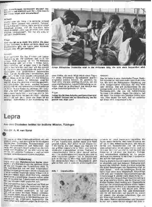 Vorschauseite 1: Lepra