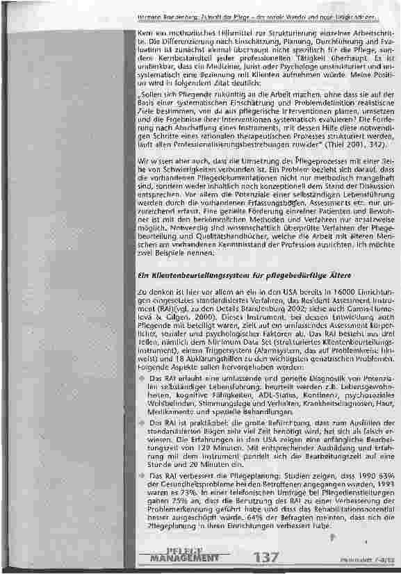 Vorschauseite 5: Zukunft der Pflege - der soziale Wandel und neue Tätigkeitsfelder in der professionellen Pflege alter Menschen
