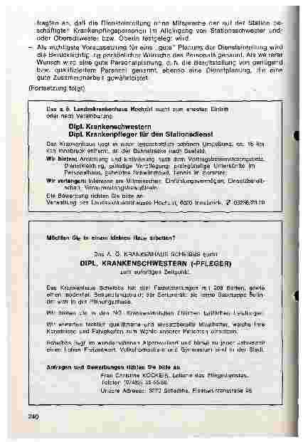 Vorschauseite 6: Eine kritische Auseinandersetzung mit der Diensteinteilung des Krankenpflegepersonals - 1. Teil
