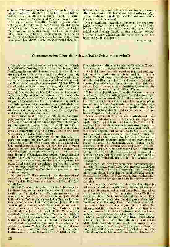 Vorschauseite 1: Wissenswertes über die schwedische Schwesternschaft