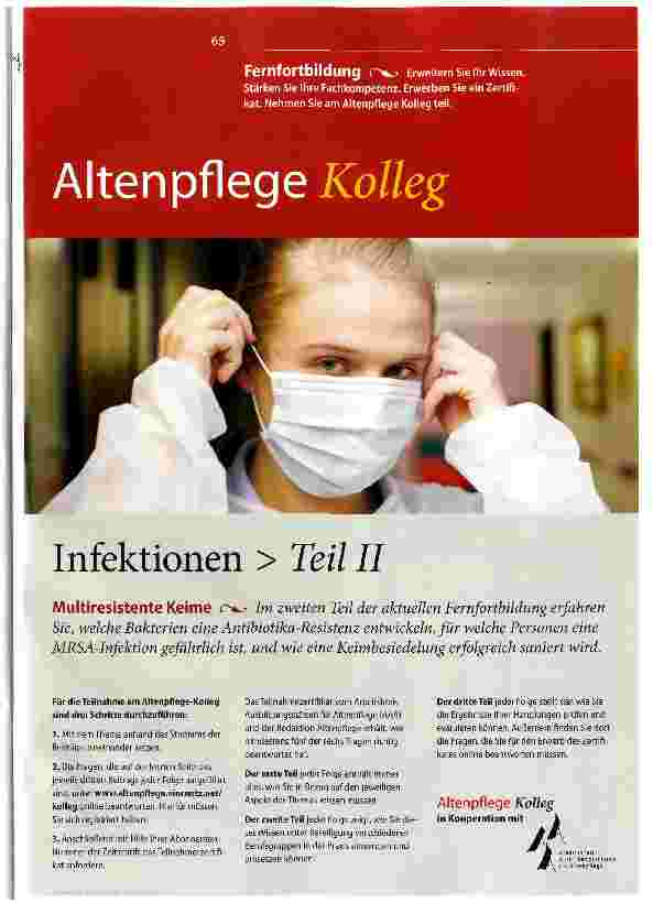 Vorschauseite 1: Infektionen > Teil II