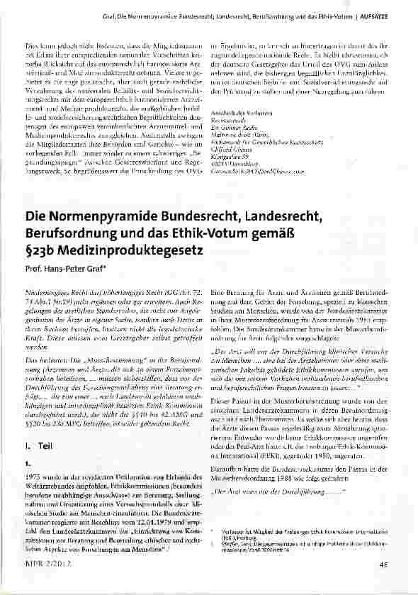Vorschauseite 3: Der beihilferechtliche Arzneimittelbegriff -wo Medizinprodukte noch Arzneimittel sindzugleich Anmerkung zu OVG Rheinland-Pfalz, Urt. v. n. n. ii -10 A10670/11