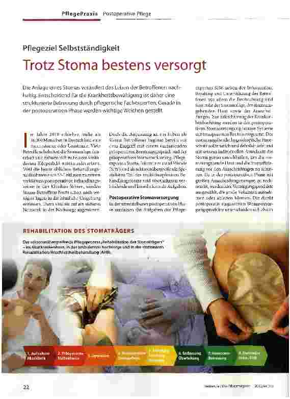 Vorschauseite 1: Trotz Stoma bestens versorgt