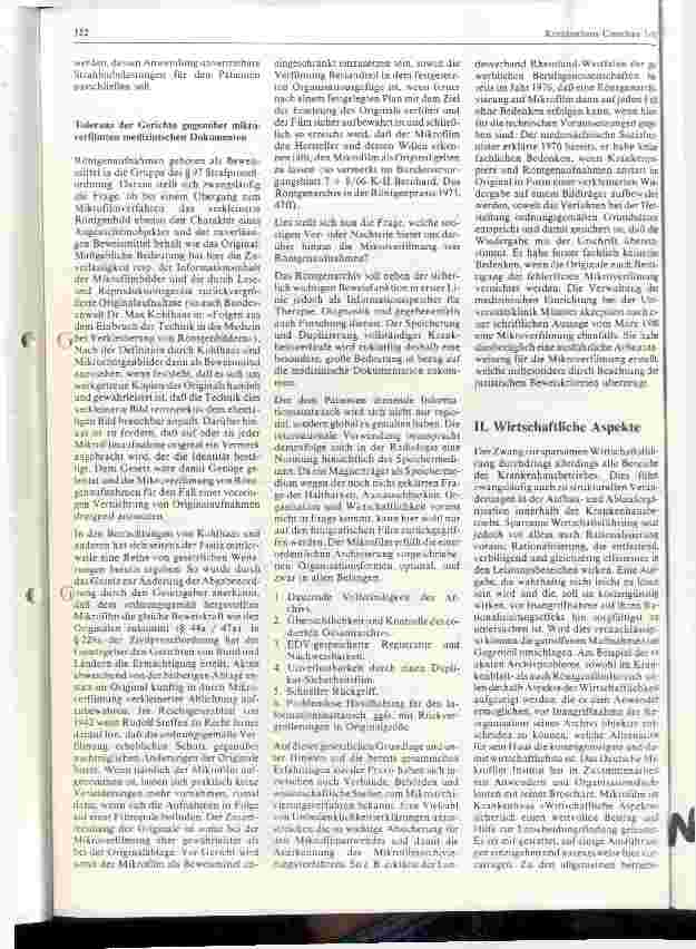 Vorschauseite 3: Die Mikrofilmarchivierung aus heutiger Sicht