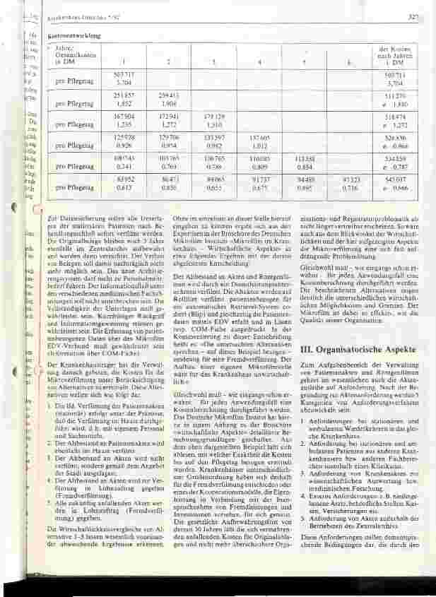 Vorschauseite 6: Die Mikrofilmarchivierung aus heutiger Sicht