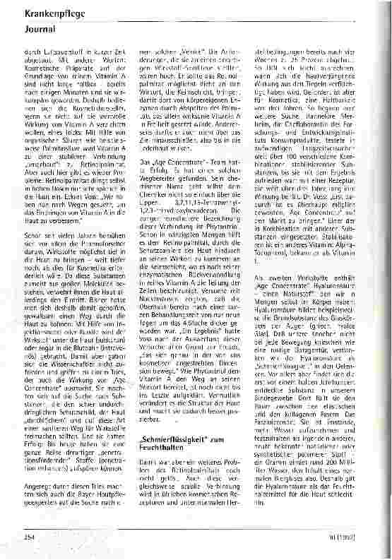 Vorschauseite 6: Die persönliche ent-Faltung Dem Rätsel des Alterns auf der Spur