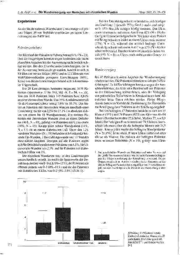 Vorschauseite 3: Die Wundversorgung von Menschen mit chronischen Wunden in der ambulanten Pflege - Pilotstudie