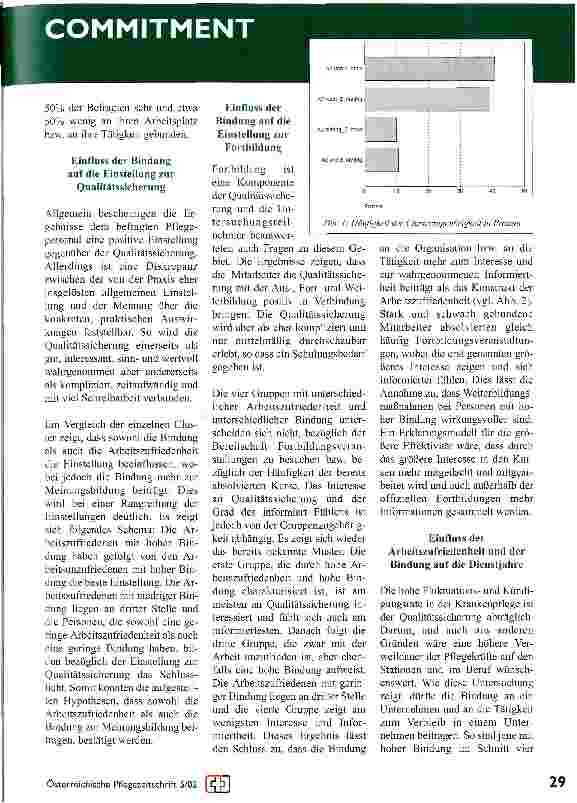 Vorschauseite 3: Involvement - Commitment: Bedeutend für den Qualitätssicherungsprozess?