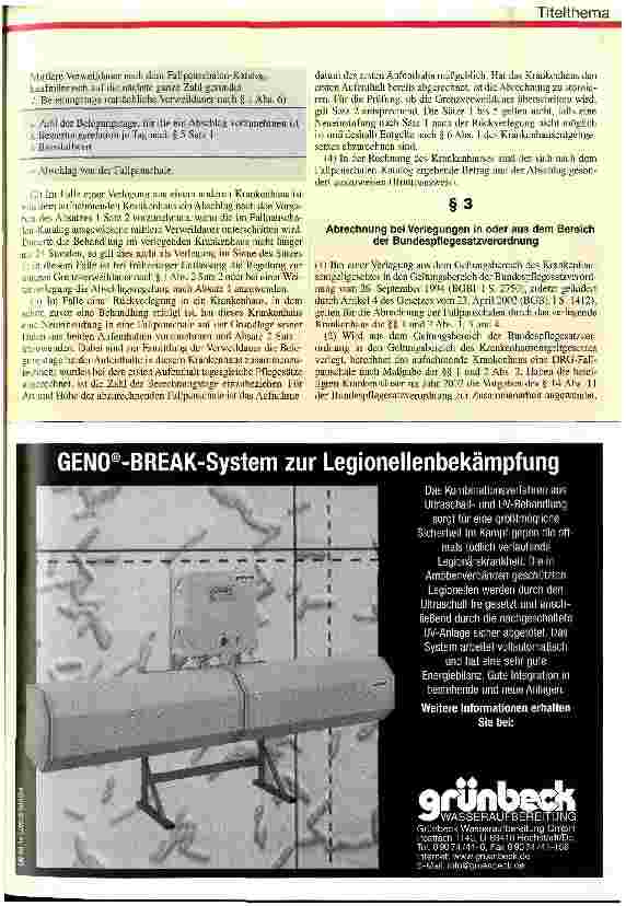 Vorschauseite 2: Die FPG-Verordnung für das Optionsjahr Dokumentation / Im Wortlauf