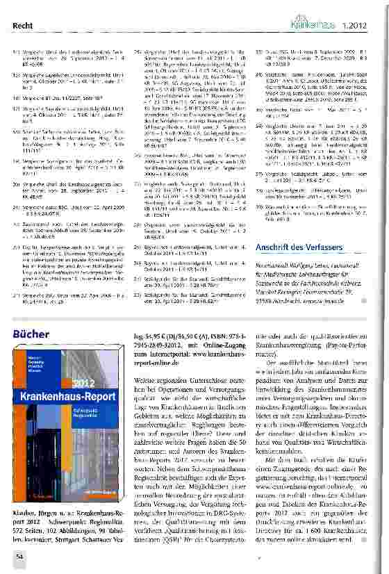 Vorschauseite 4: Entwicklungen in der sozialgerichtlichen Rechtsprechung zum Kostenübernahmeverfahren