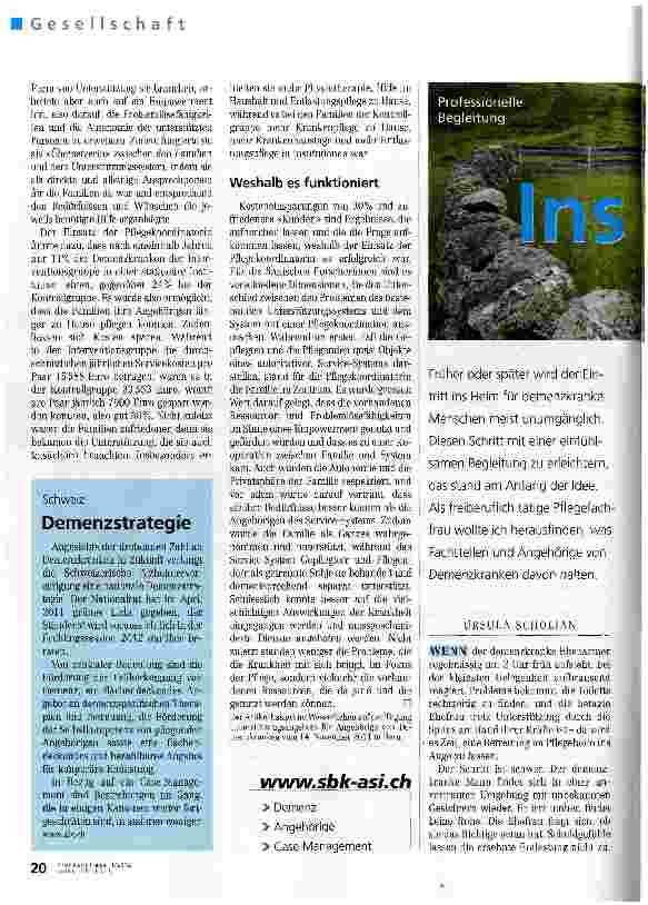 Vorschauseite 3: Mit Case-Management zu bester Unterstützung