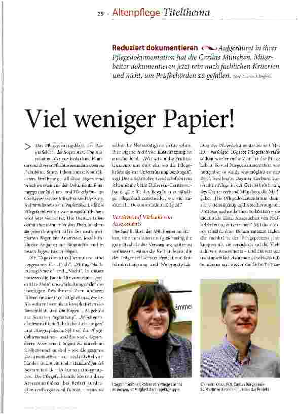 Vorschauseite 2: Viel weniger Papier!