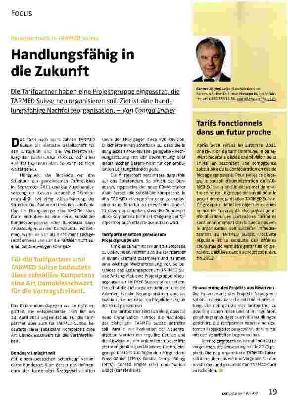 Vorschauseite 1: Handlungsfähig in die Zukunft