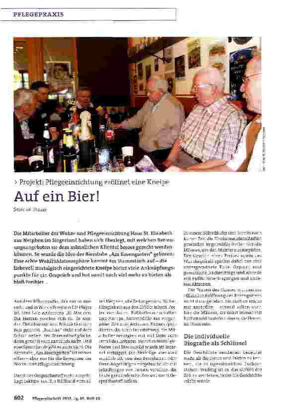 Vorschauseite 1: Auf ein Bier!