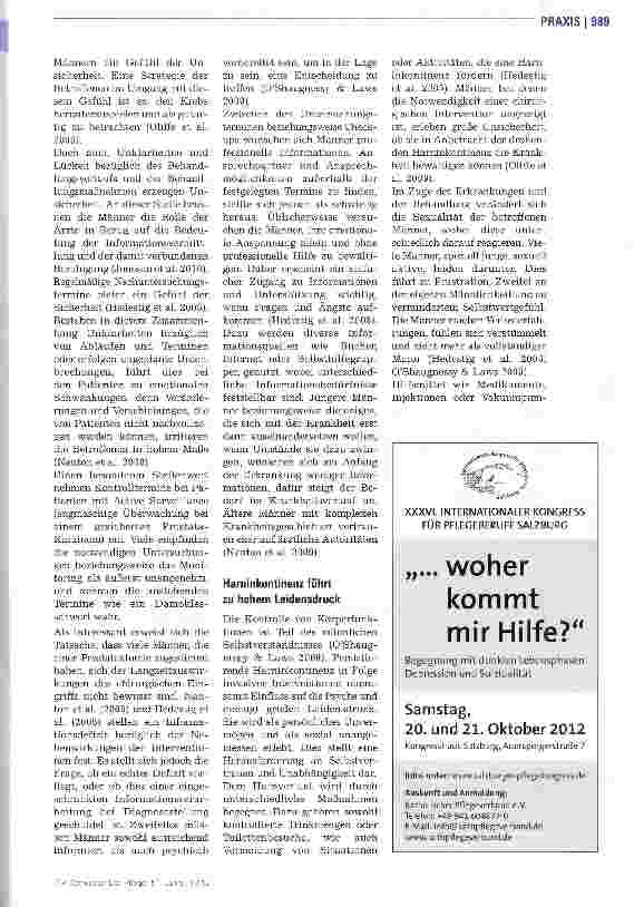 Vorschauseite 2: Prostatakrebs: Betroffene professionell betreuen