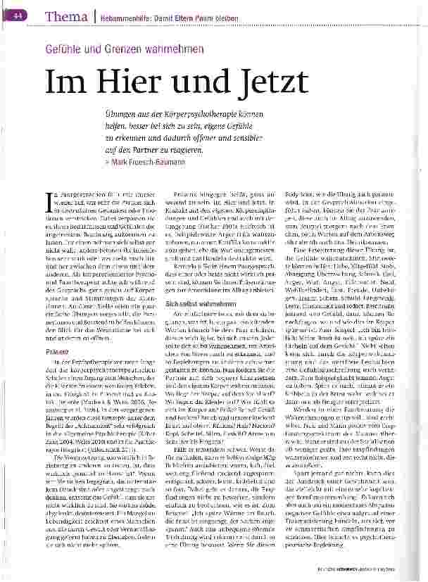Vorschauseite 1: Im Hier und Jetzt