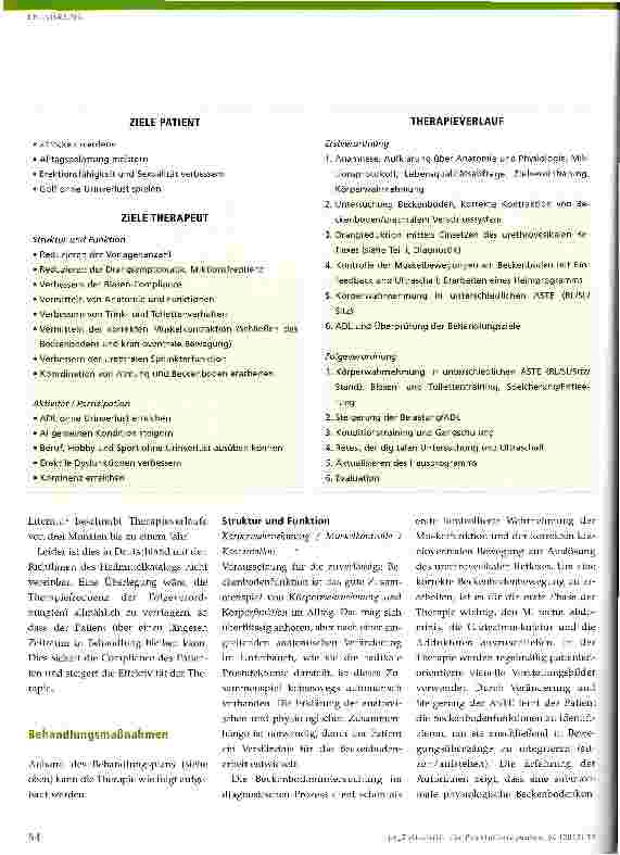 Vorschauseite 3: Physiotherapie nach nerverhaltender radikaler retropubischer Prostatektomie (NRRP)