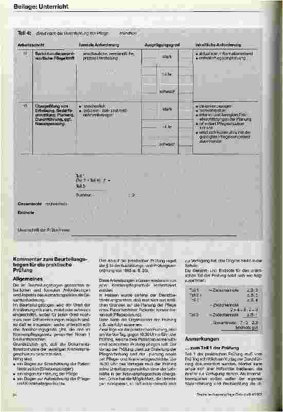 Vorschauseite 4: Die Krankenpflegeprüfung - der praktische Teil