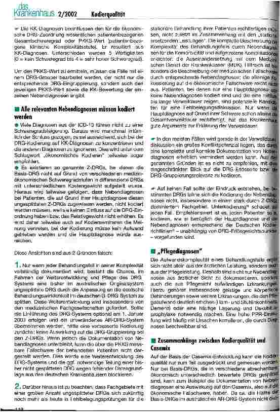 Vorschauseite 2: Erlöse sichern durch Kodierqualität Messung und Interpretation von Kodierqualität