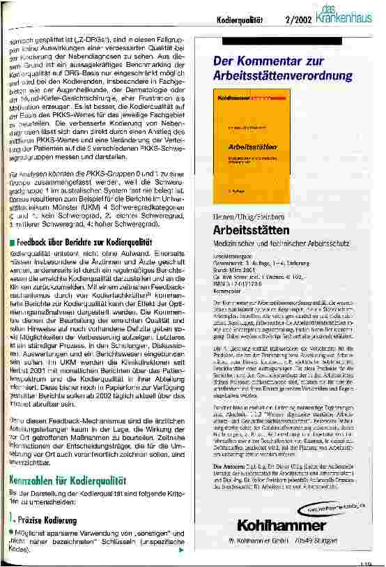 Vorschauseite 3: Erlöse sichern durch Kodierqualität Messung und Interpretation von Kodierqualität