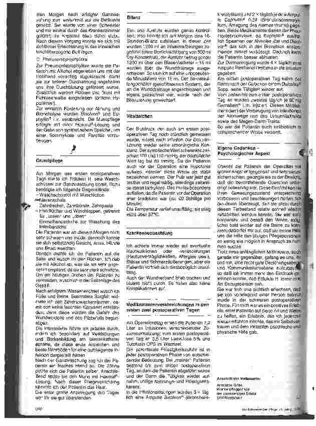 Vorschauseite 3: Besonderheiten pflegerischer Maßnahmen bei Nephrolithiasis mit nachfolgender Nephrektomie
