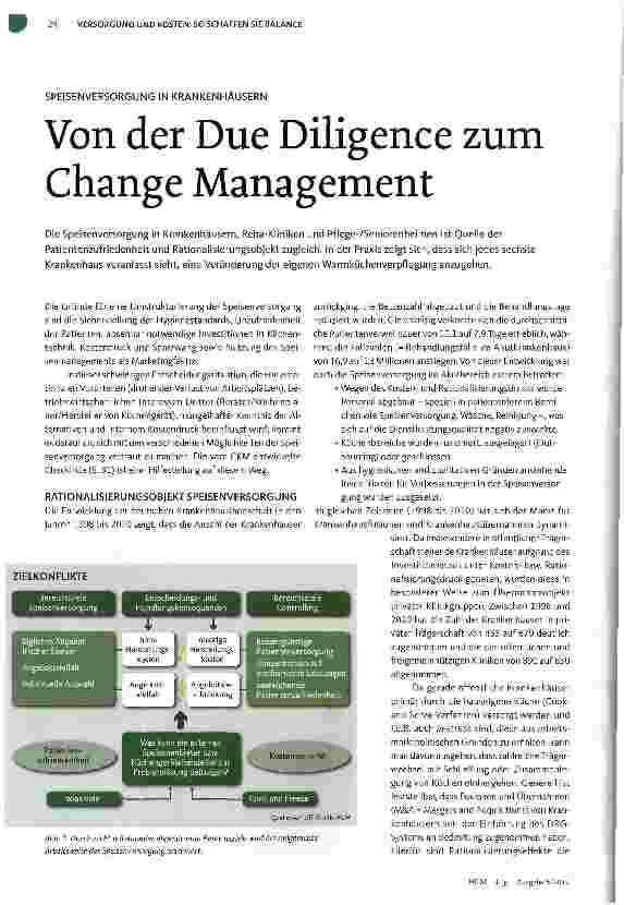 Vorschauseite 1: Von der Due Diligence zum Change Management
