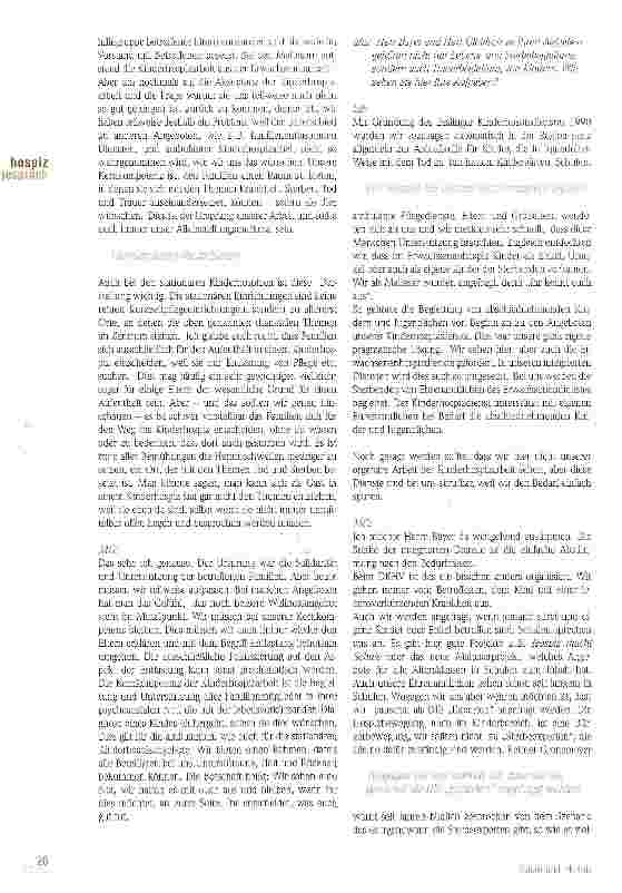Vorschauseite 2: Ein Gespräch mit Bernhard Bayer und Marcel Globisch