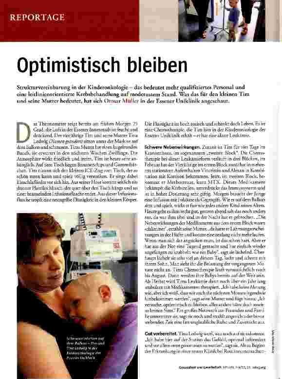 Vorschauseite 1: Optimistisch bleiben